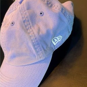 New era hat. Vintage 90’s distressed lavender hat.